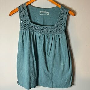 Blue green top from Eddie Bauer Size M
